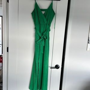Kelly Green Jumpsuit - M